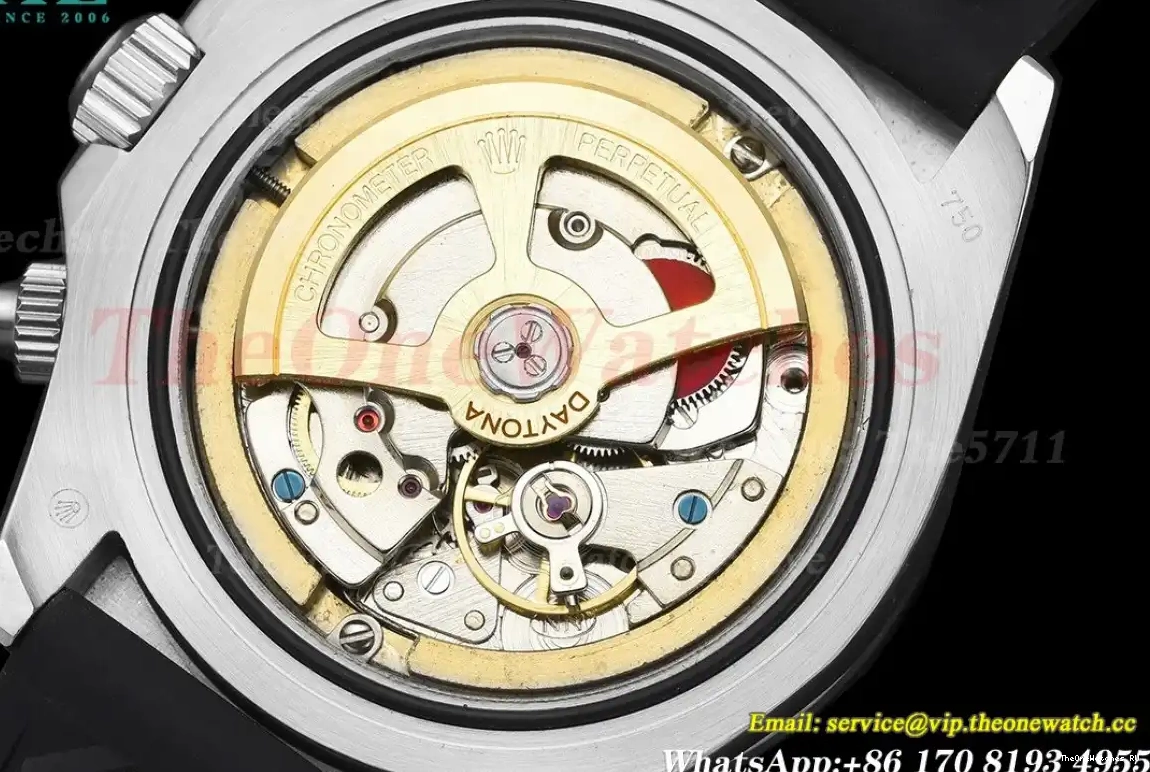 SS RU Daytona GDF Dial A3836 40mm Black 0416